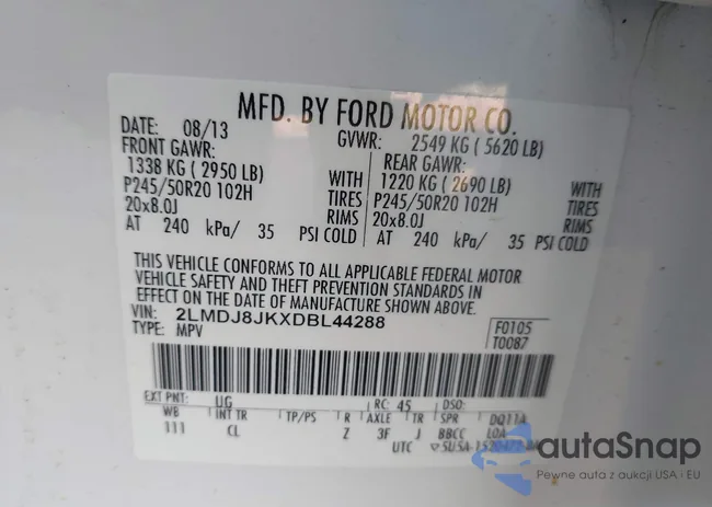 2LMDJ8JKXDBL44288: 43011017