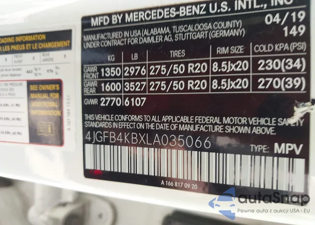 4JGFB4KBXLA035066: 43011259