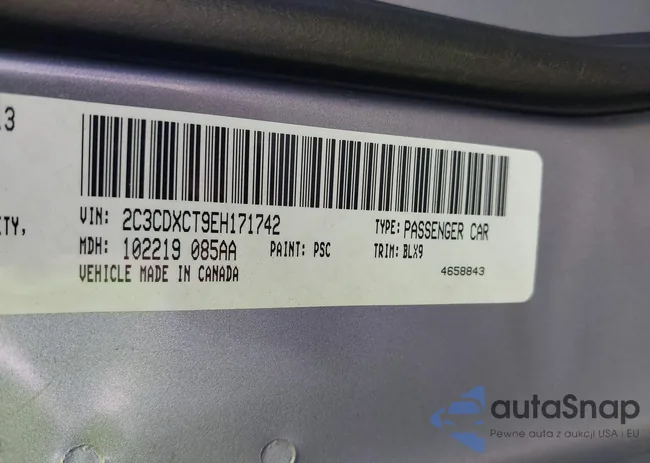2C3CDXCT9EH171742: 43012411
