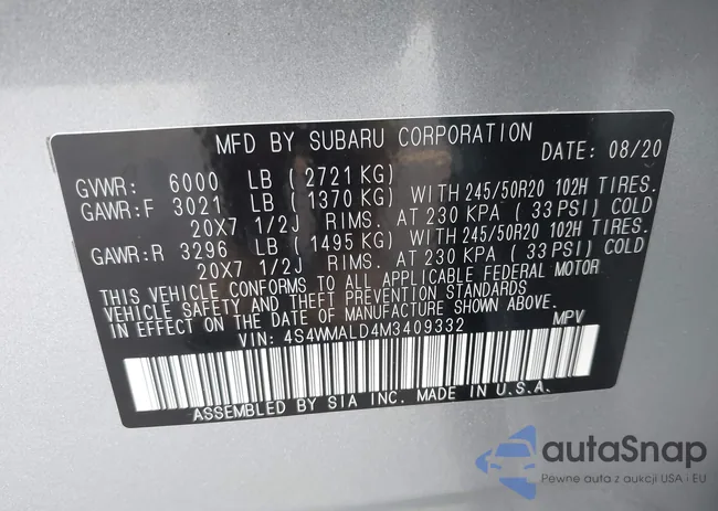 4S4WMALD4M3409332: 43012728