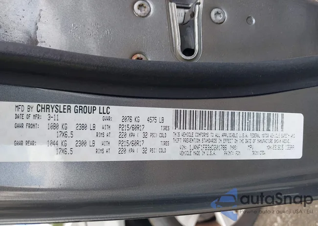 1J4NF1FB3BD201786: 43012806