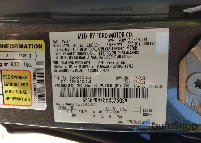 3FA6P0H78HR375059: 43012171