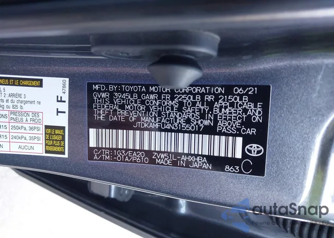 JTDKAMFU4N3155017: 43013402