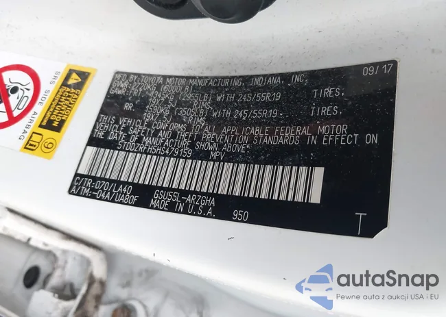 5TDDZRFH5HS479159: 43013445