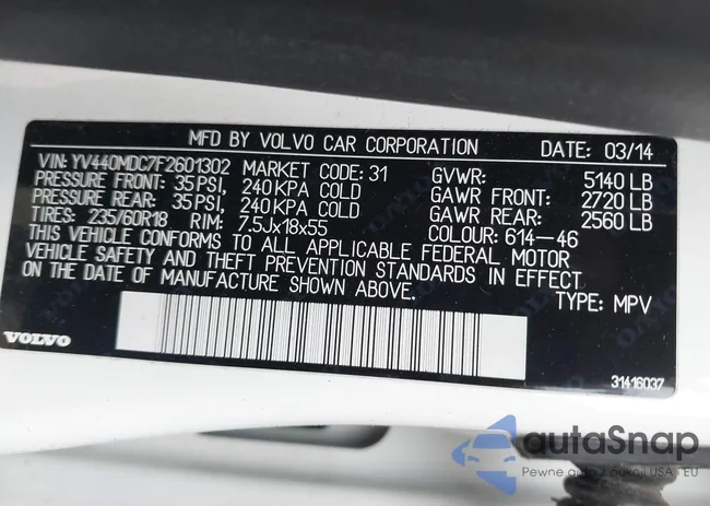 YV440MDC7F2601302: 43013606