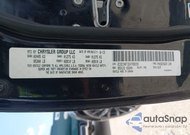 2C3CCABT3DH728239: 43013868