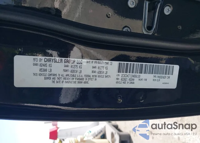 2C3CDXCT1DH656133: 43013146