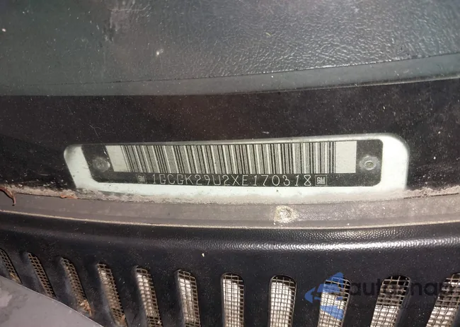 1GCGK29U2XE170318: 43013237