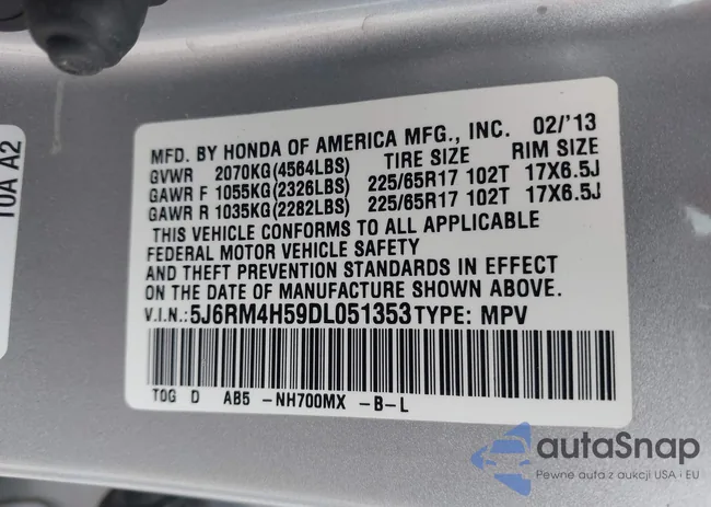 5J6RM4H59DL051353: 43014355