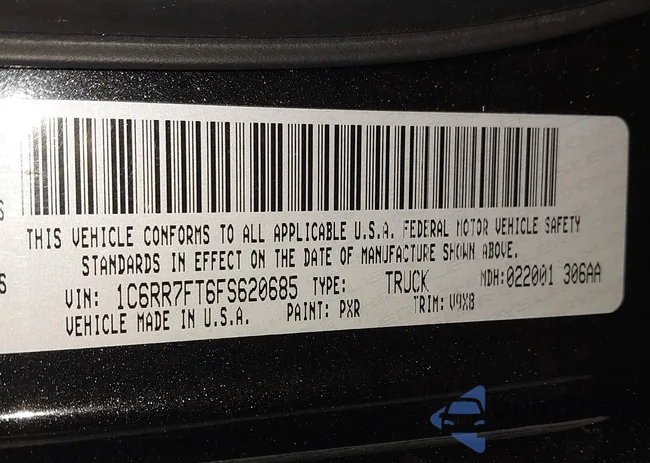 1C6RR7FT6FS620685: 43014422