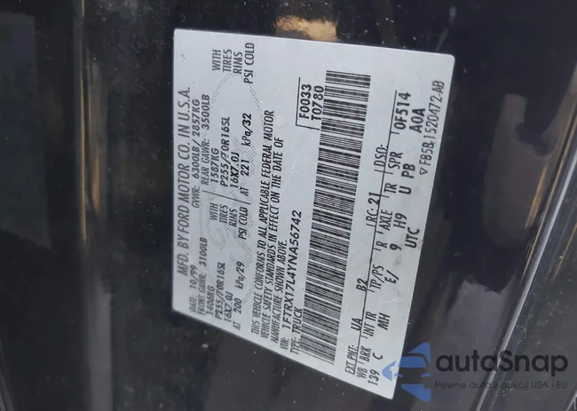 1FTRX17L4YNA56742: 43013895