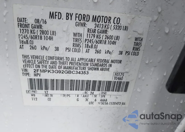 2FMPK3G92GBC34353: 43014053