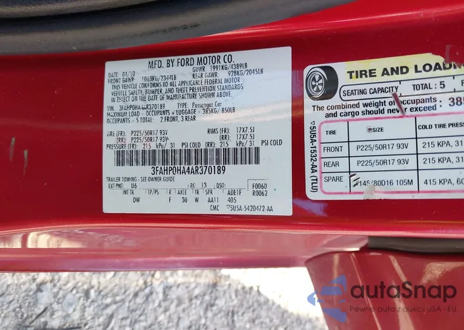 3FAHP0HA4AR370189: 43014068