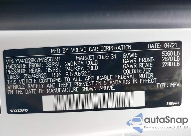 YV4102RK7M1856591: 43014104