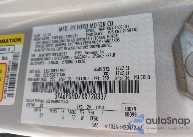 3FA6P0HD7KR128337: 43014156