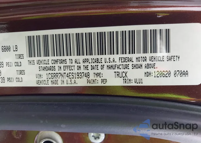 1C6RR7NT4ES193748: 43014161