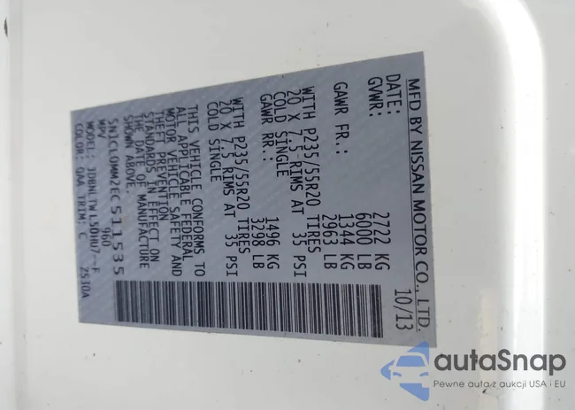 5N1CL0MM2EC511535: 43015299