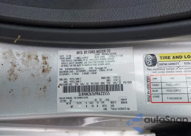 3LNHM26T69R623555: 43015362