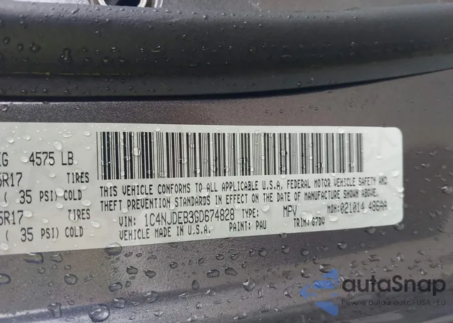 1C4NJDEB3GD674828: 43015101