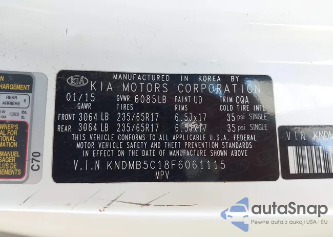 KNDMB5C18F6061115: 43015253