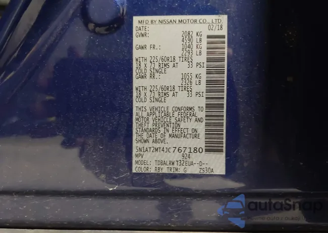 5N1AT2MT4JC767180: 43016391
