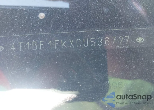 4T1BF1FKXCU536727: 43016434