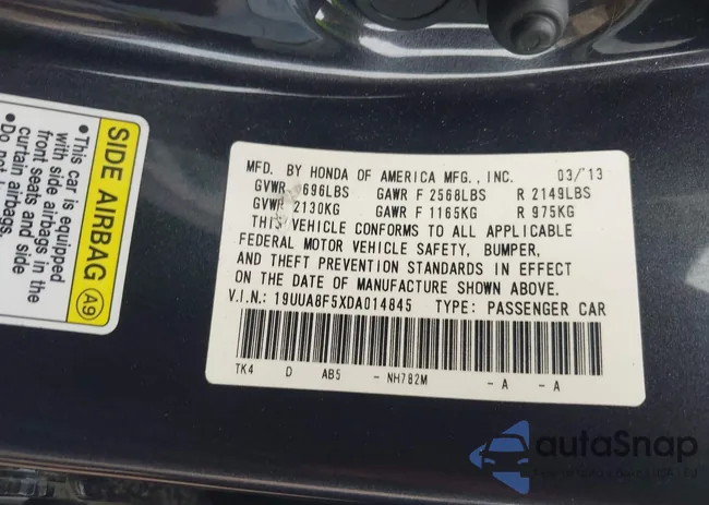 19UUA8F5XDA014845: 43015949