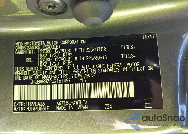 JTJBARBZ2J2161457: 43016268