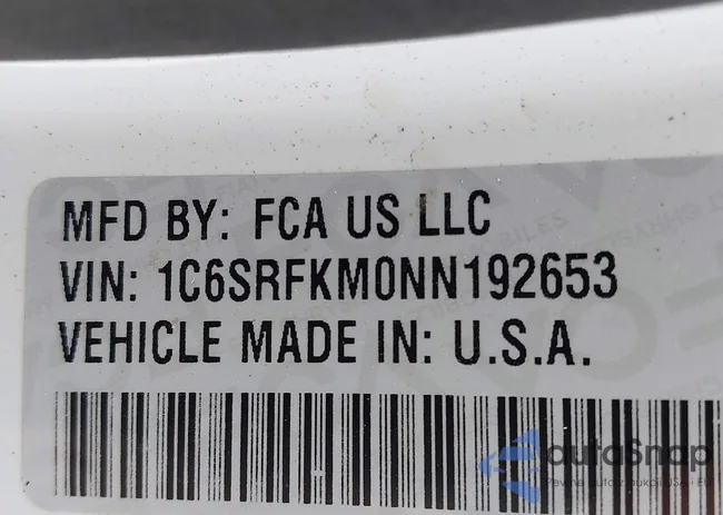 1C6SRFKM0NN192653: 43017271