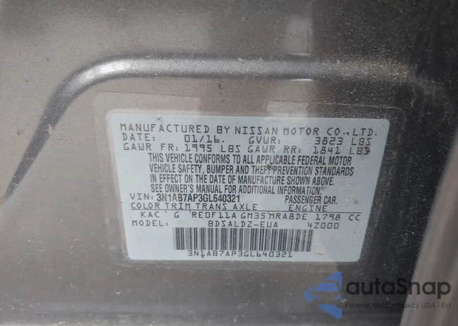 3N1AB7AP3GL640321: 43017398