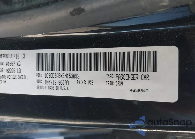 1C3CDZABXEN153893: 43017438