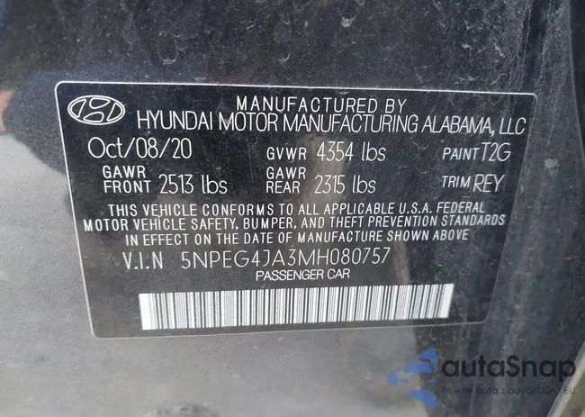 5NPEG4JA3MH080757: 43017545