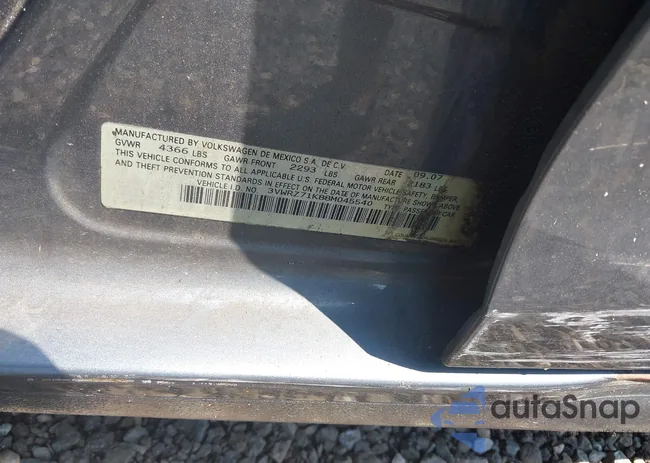 3VWRZ71K88M045540: 43017641