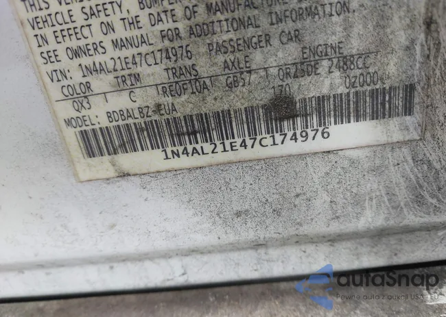 1N4AL21E47C174976: 43017686