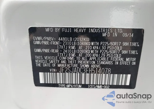 JF2SJADC3FH514078: 43017767