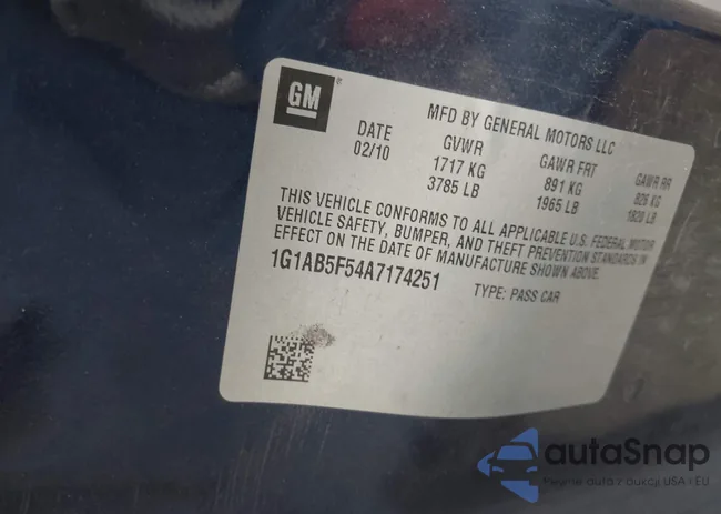 1G1AB5F54A7174251: 43017808