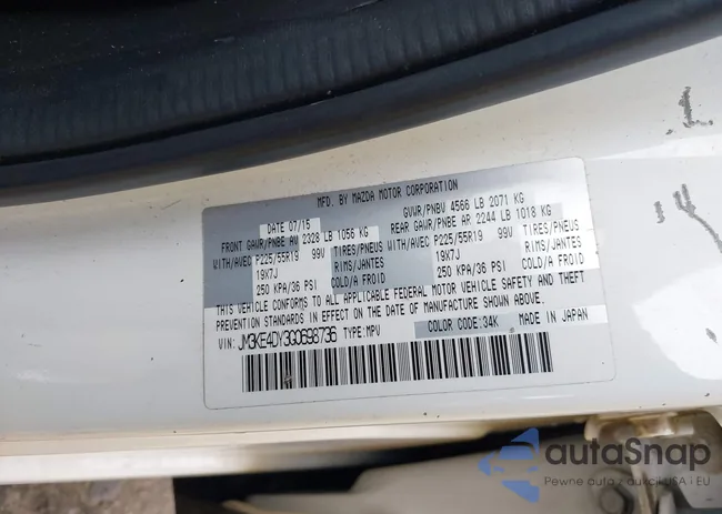 JM3KE4DY3G0698736: 43018312