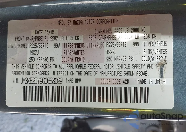 JM3KE2DY9G0668029: 43018359