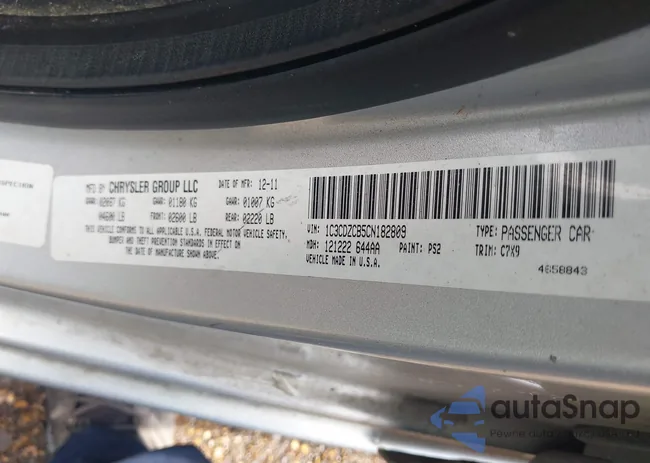 1C3CDZCB5CN182809: 43018498