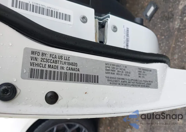 2C3CCABT7LH184620: 43018145