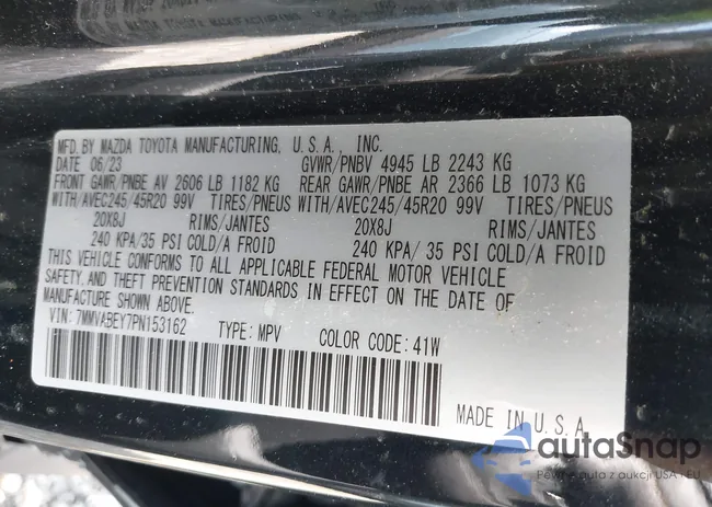 7MMVABEY7PN153162: 43019572