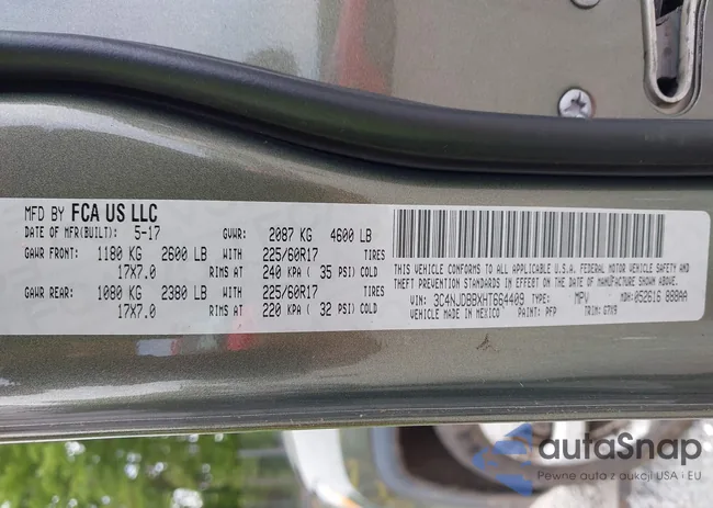 3C4NJDBBXHT664409: 43019618