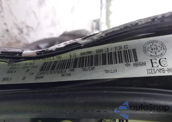 1C6RR7UT5FS783816: 43019641