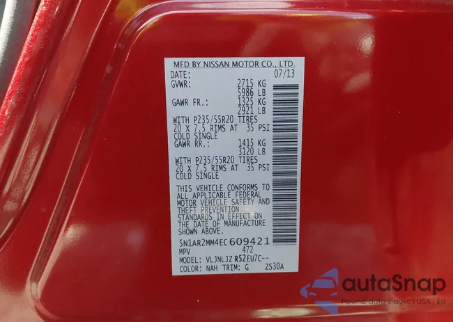 5N1AR2MM4EC609421: 43019663