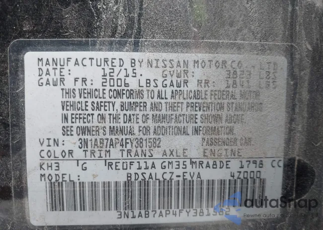 3N1AB7AP4FY381582: 43019712