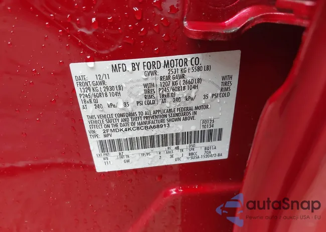 2FMDK4KC8CBA68913: 43019085