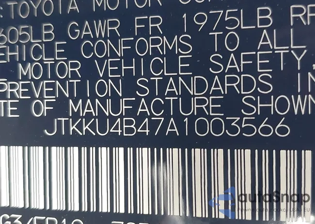 JTKKU4B47A1003566: 43020568