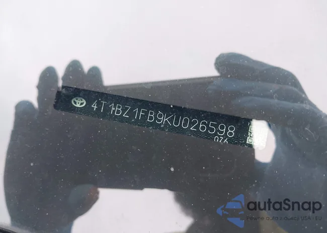 4T1BZ1FB9KU026598: 43020652