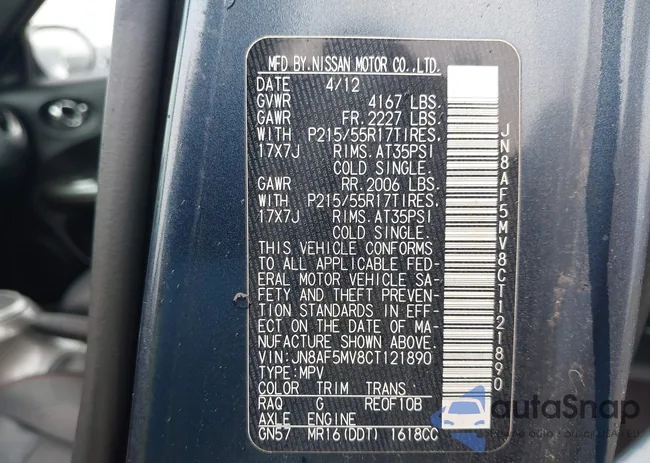 JN8AF5MV8CT121890: 43019882