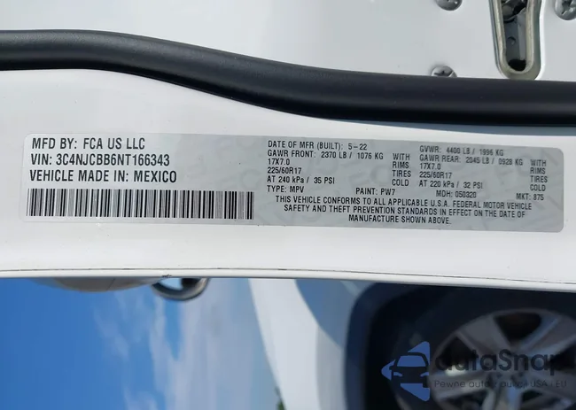 3C4NJCBB6NT166343: 43019980